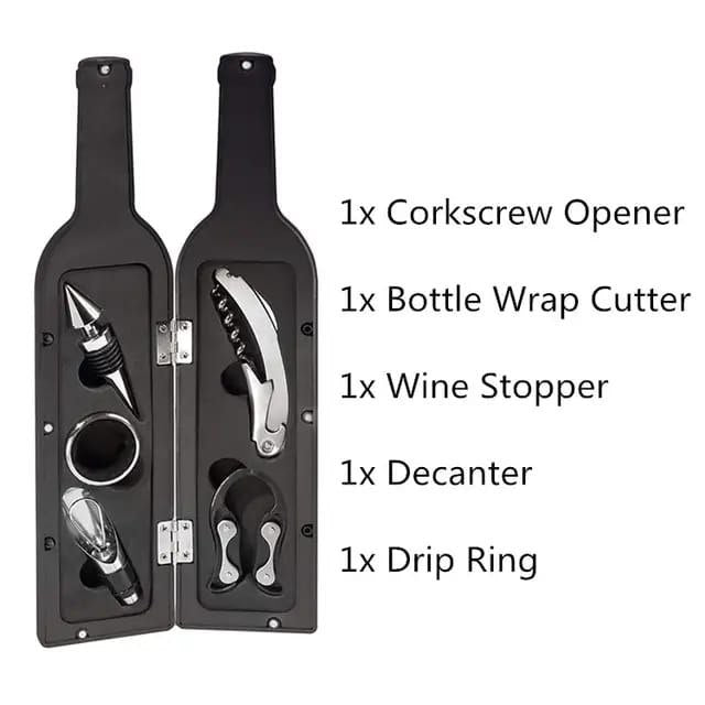 5pcs Bottle Shaped Wine Opener