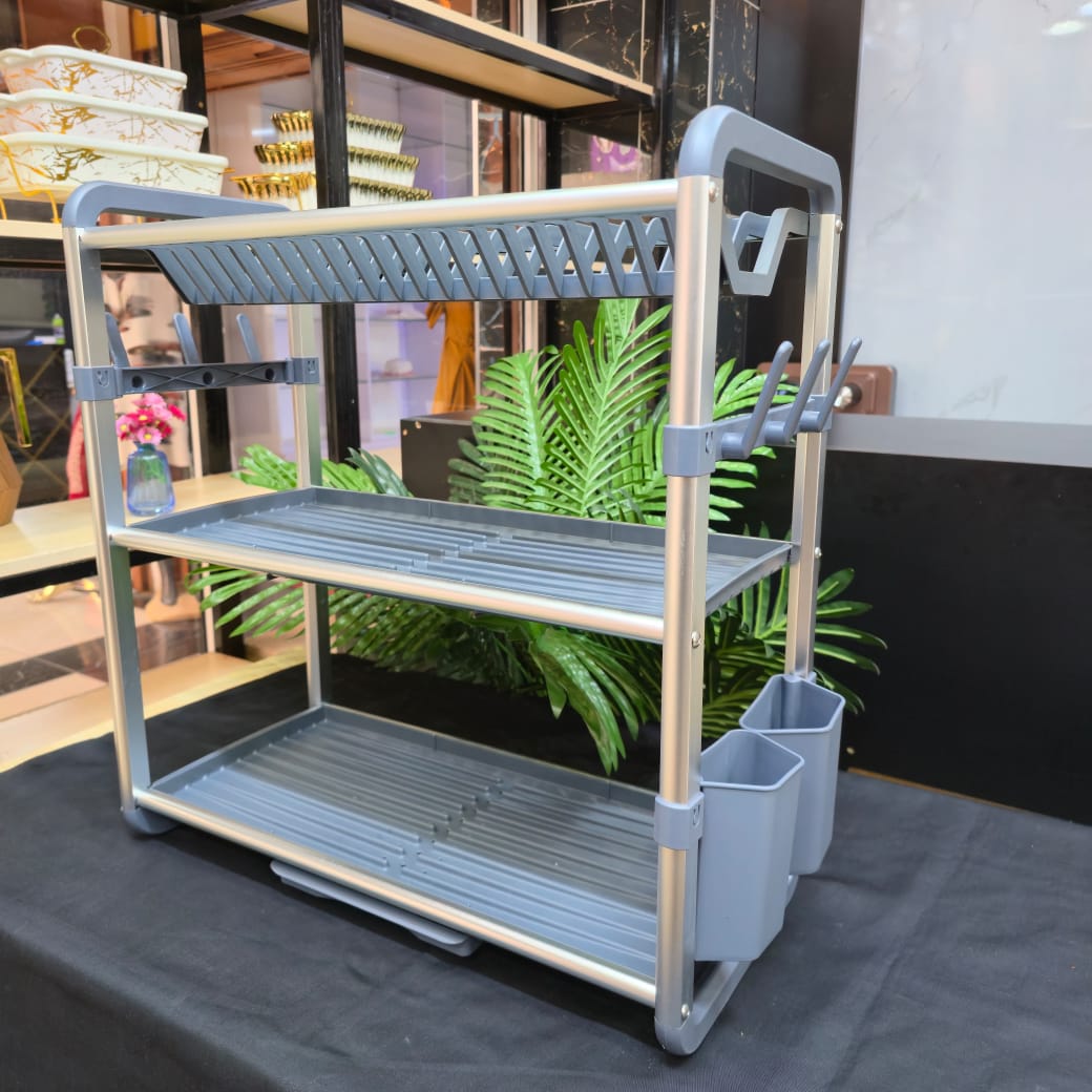 3 Tier Aluminium Dish  Rack