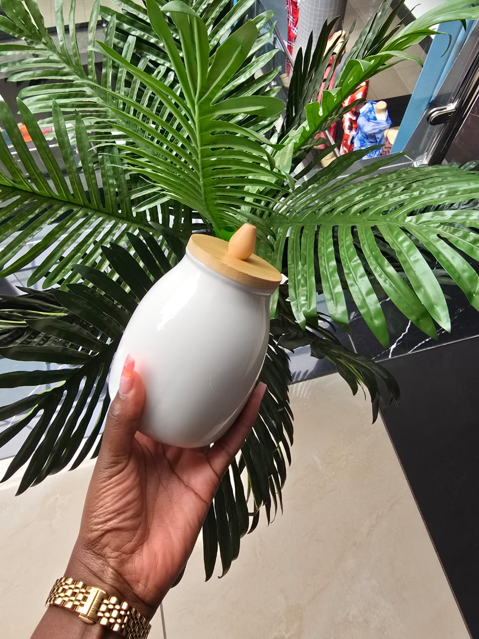 Single  Ceramic Canister