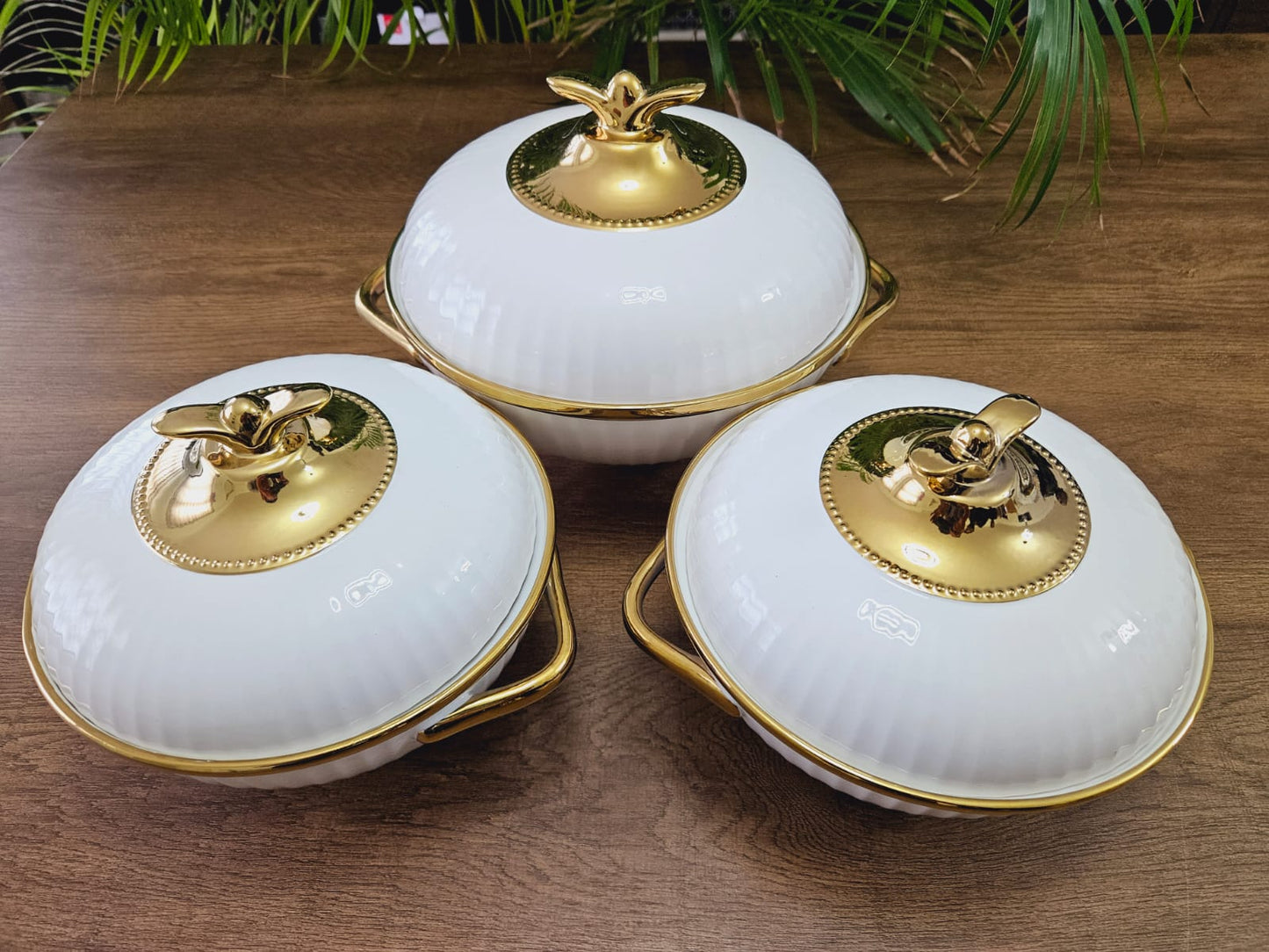 Classy 3 pieces ceramic serving bowls