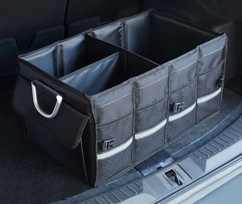 PREMIUM  HEAVY DUTY CAR BOOT ORGANIZER WITH LID