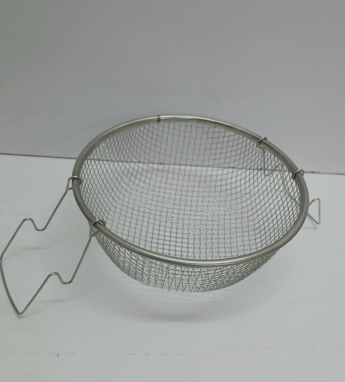 Stainless steel deep frying basket sieve