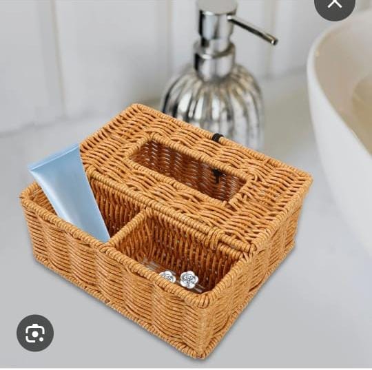 3 slots storage organizer with serviette holder
