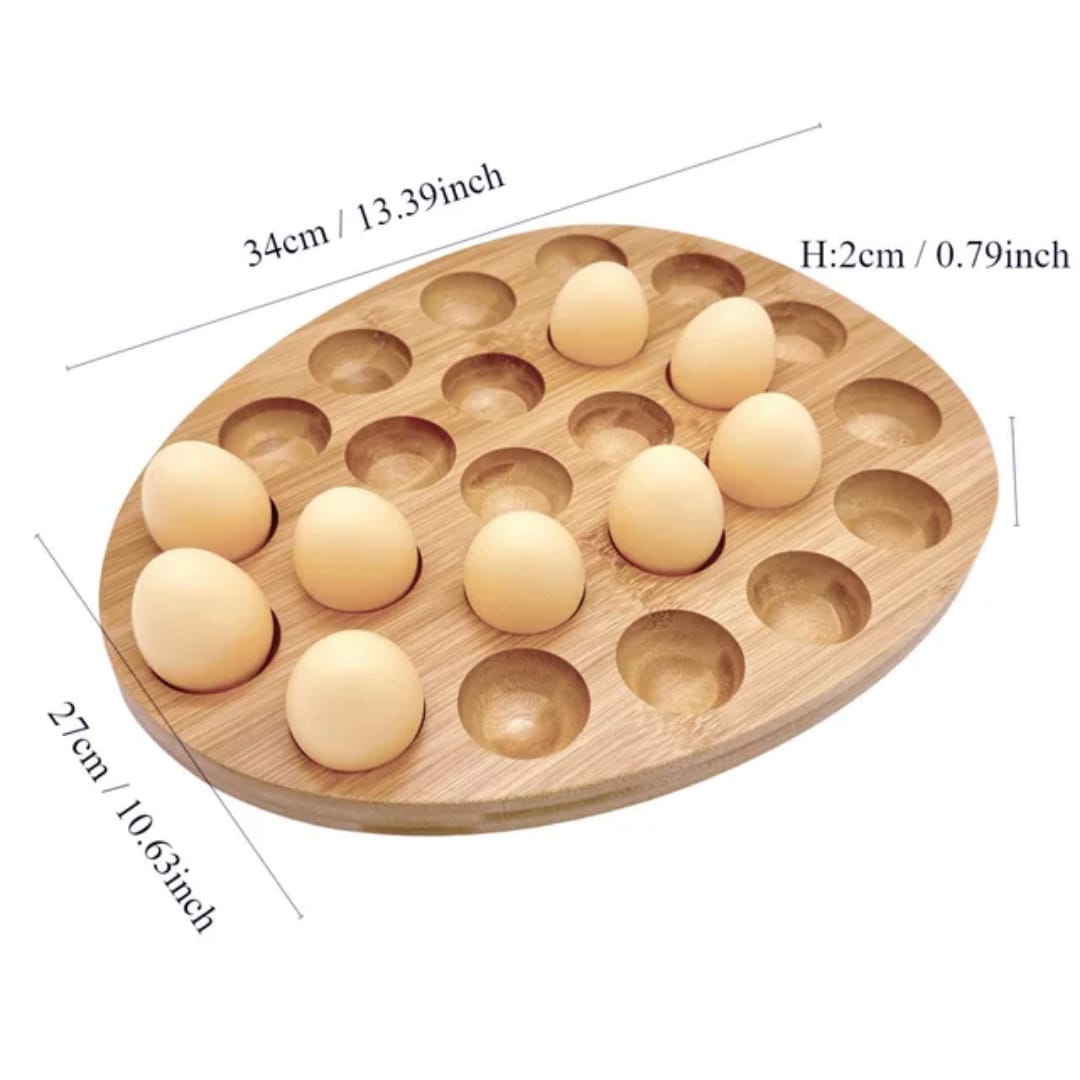 Wooden High Quality Egg Storage Box Eggs Tray