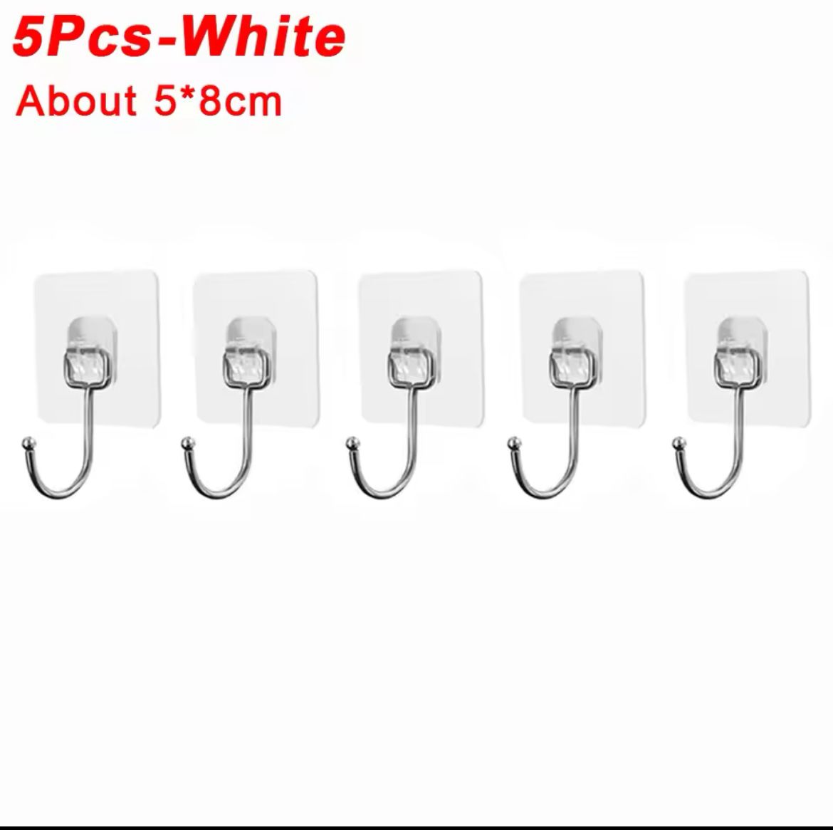 5 Pcs Large Hooks Heavy Duty