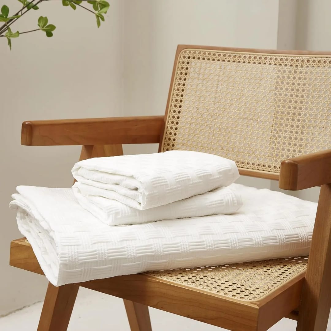 220*240cm waffle duvet cover set