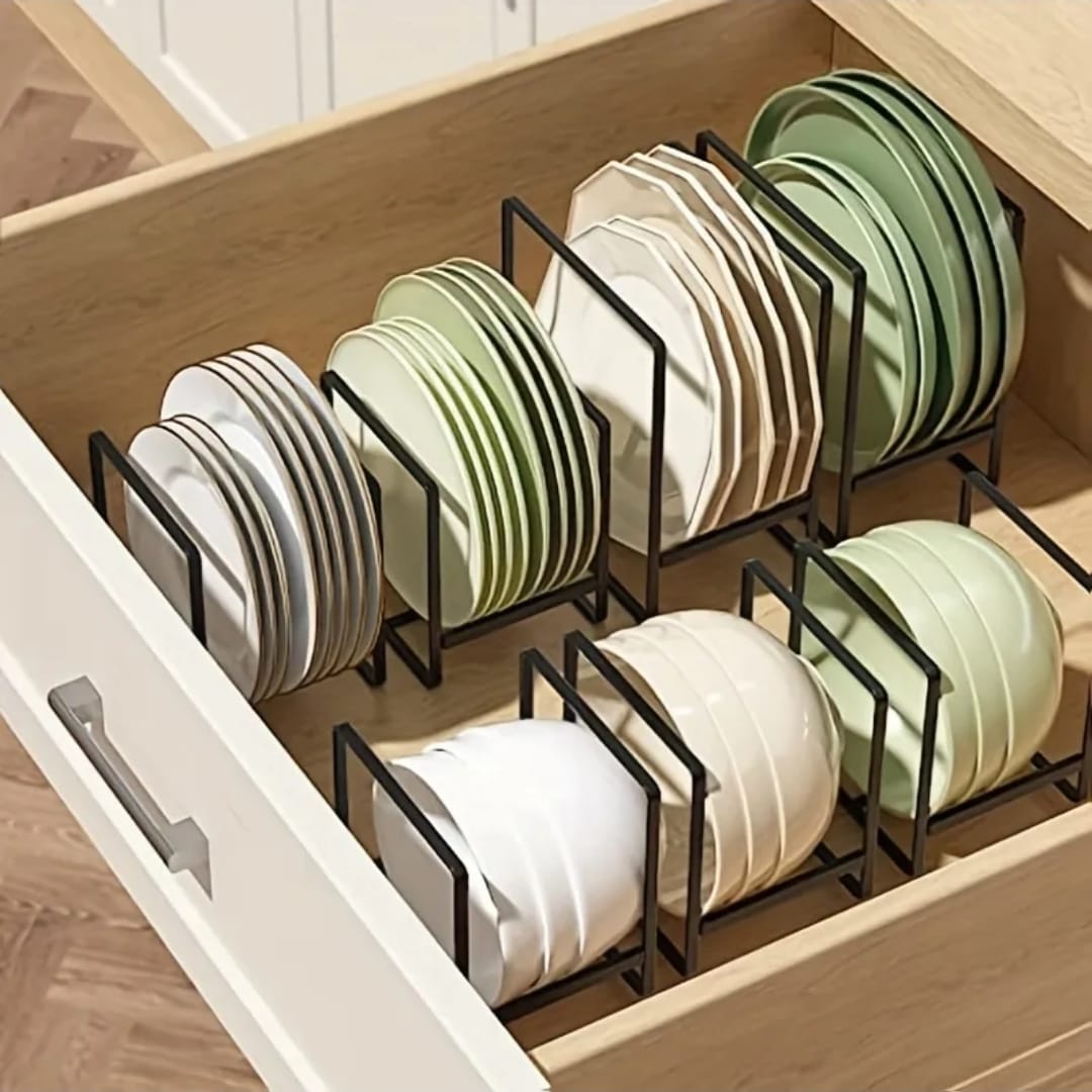 1pcs Heavy-Duty Metal Dish Rack