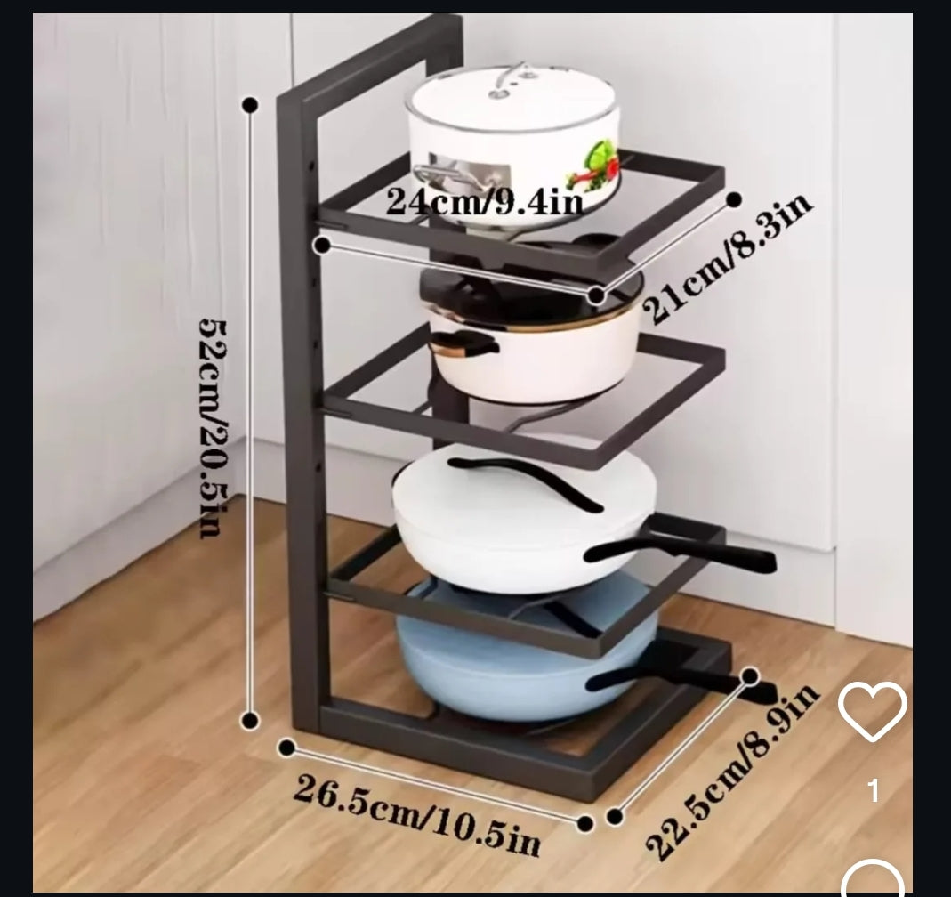 4 layer pot rack