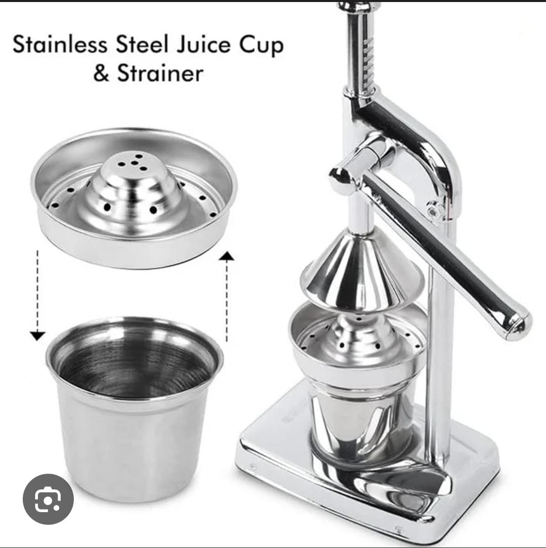 heavy duty Metallic manual citrus juicer stand