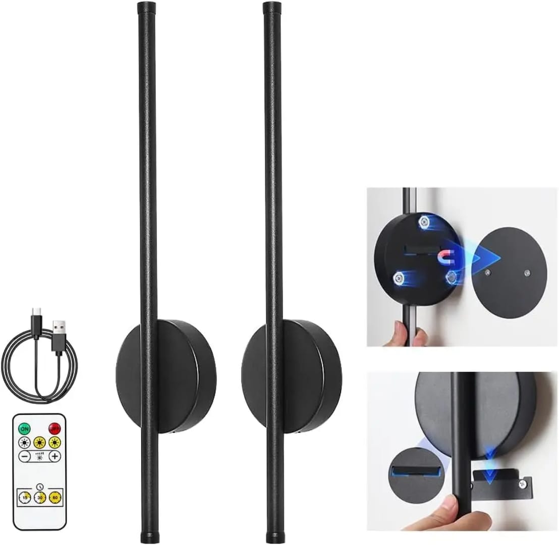 Modern Wireless LED Wall Sconce