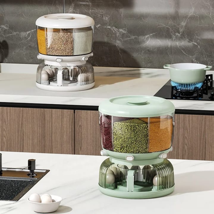 6 grid cereal dispenser
