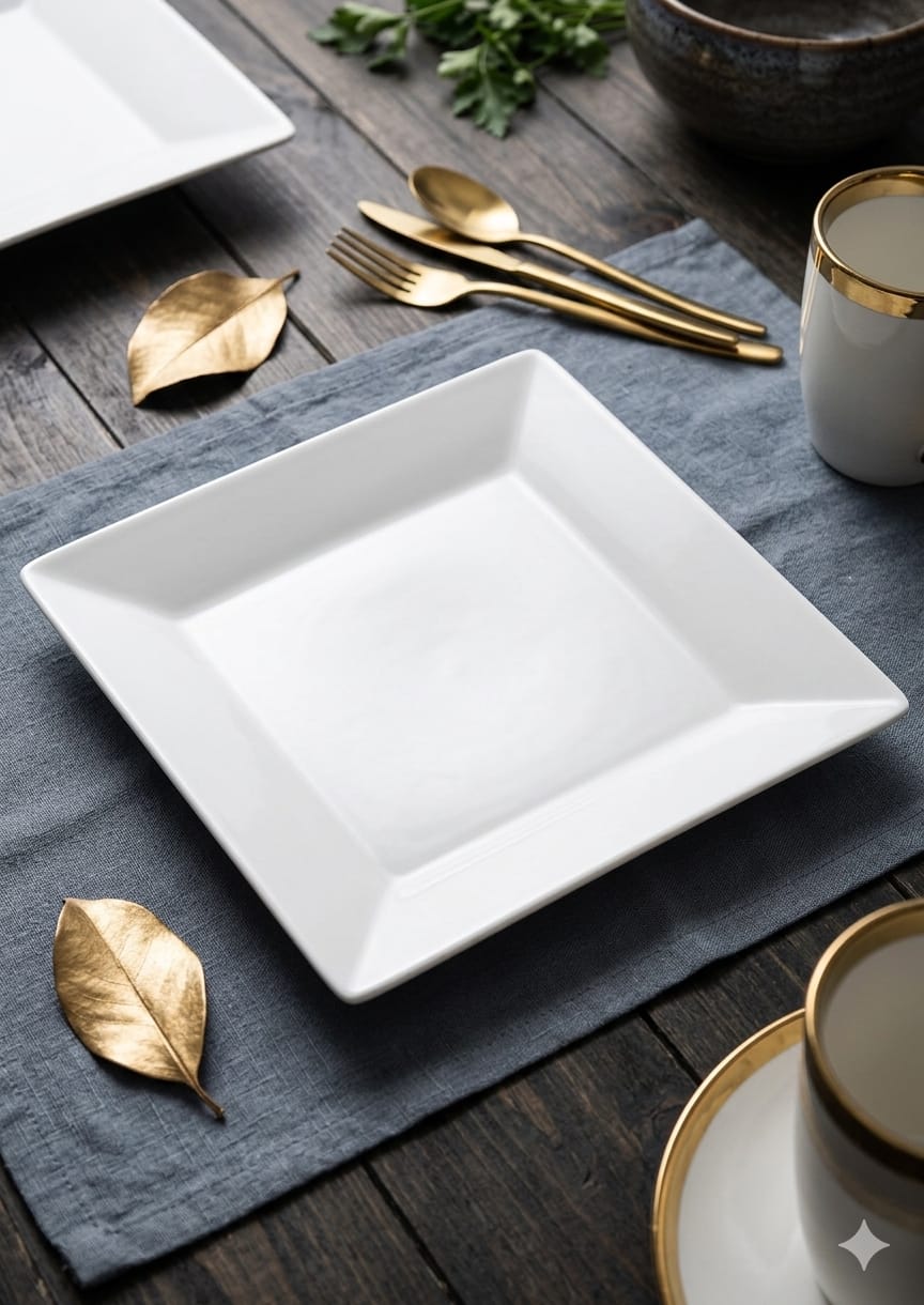 Double square side plate