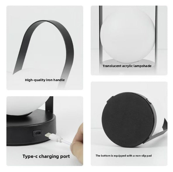 1pc Modern Rechargeable Table Lamp