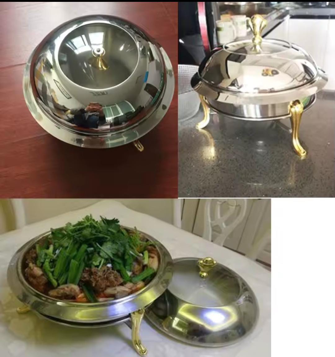 Buffet round food warmer/ chaffing dish