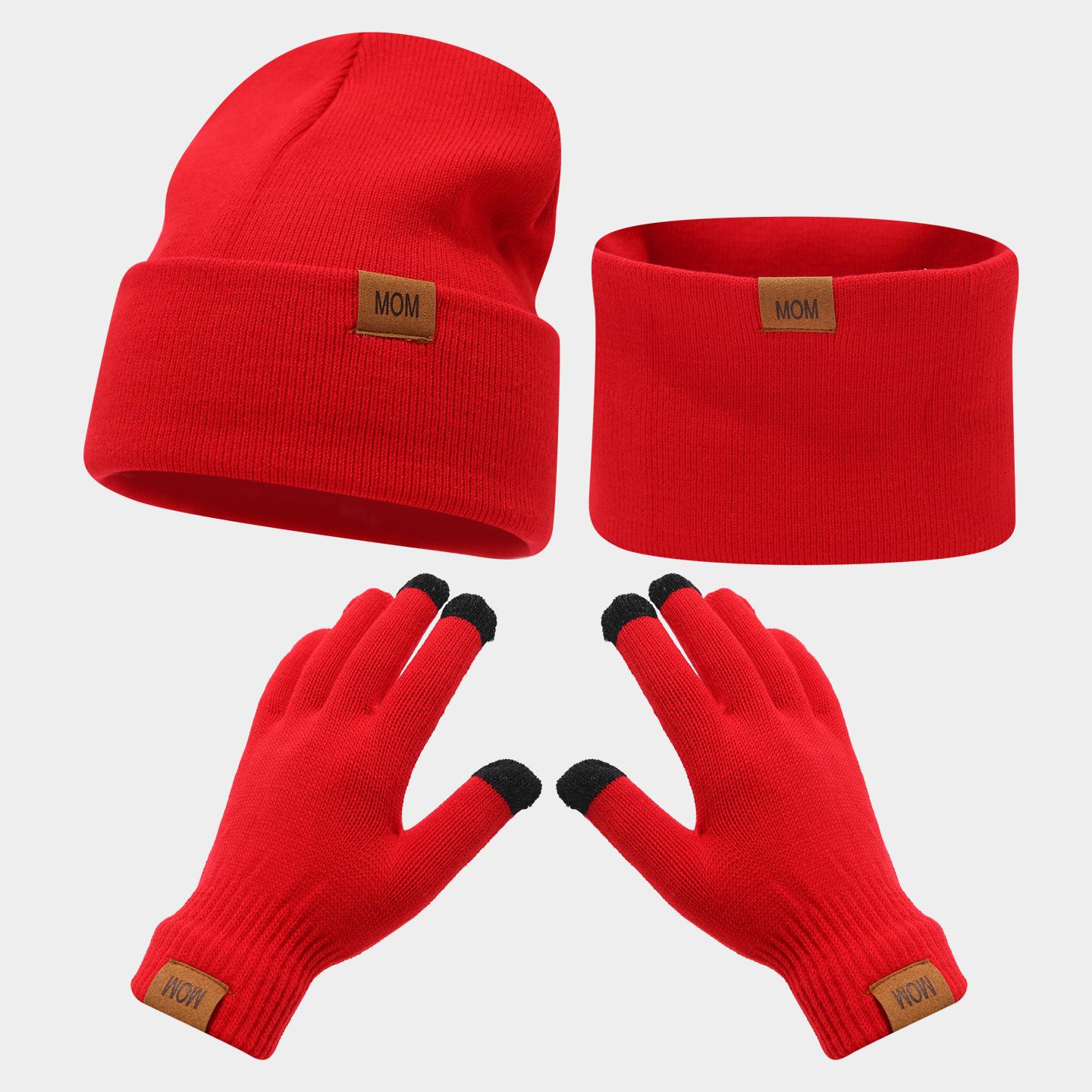 3pcs Knitted Hat Beanie Cap