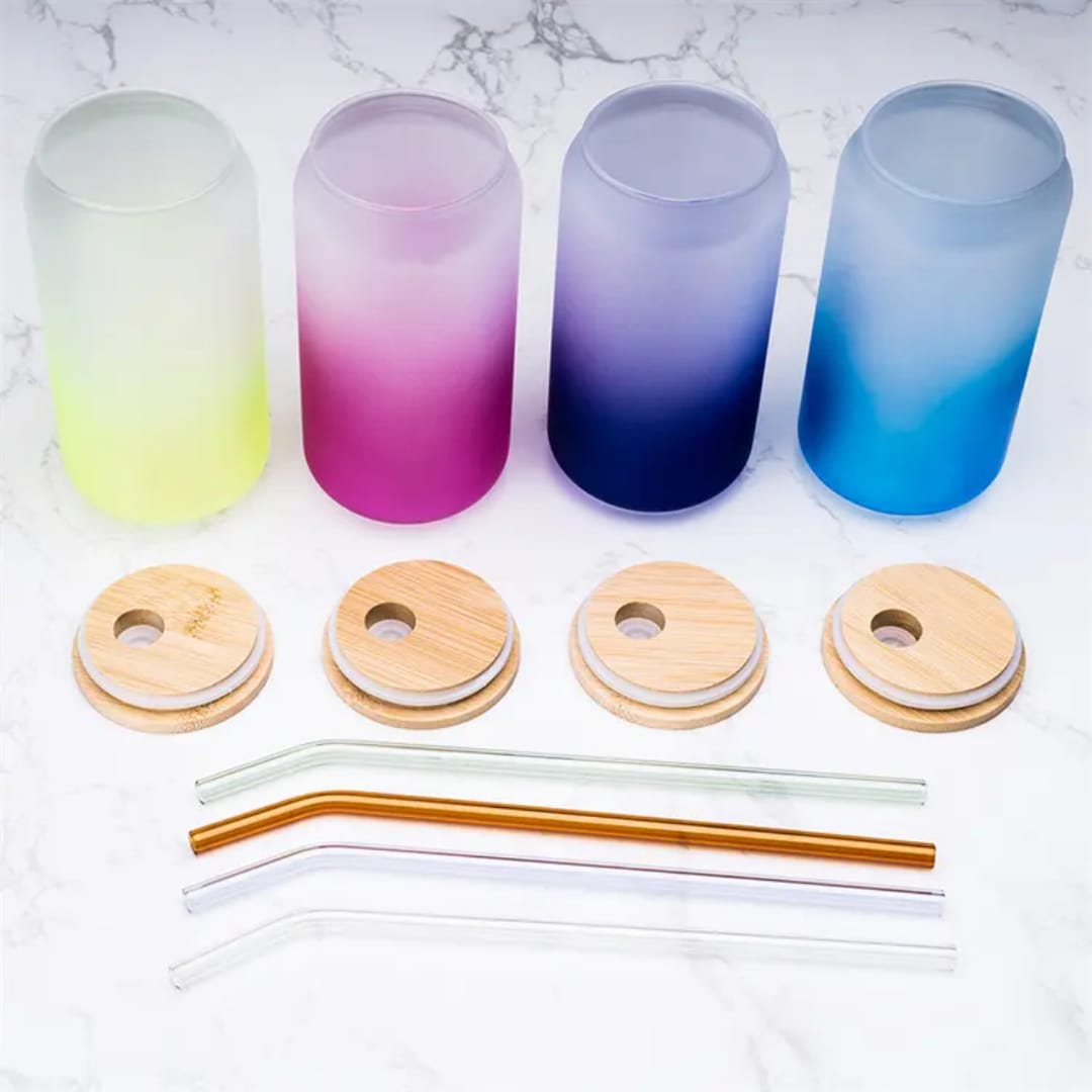 1pc Frosted glass cup