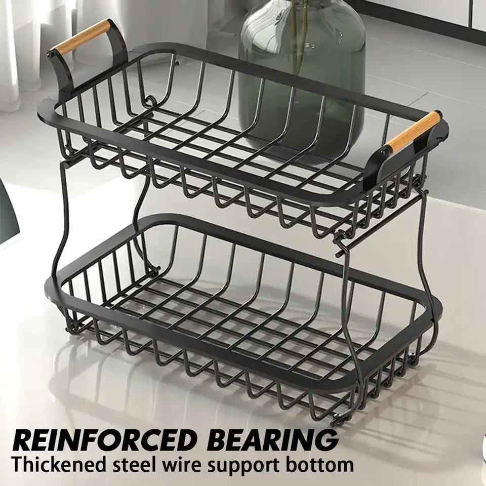 2 tier detachable Nordic metallic