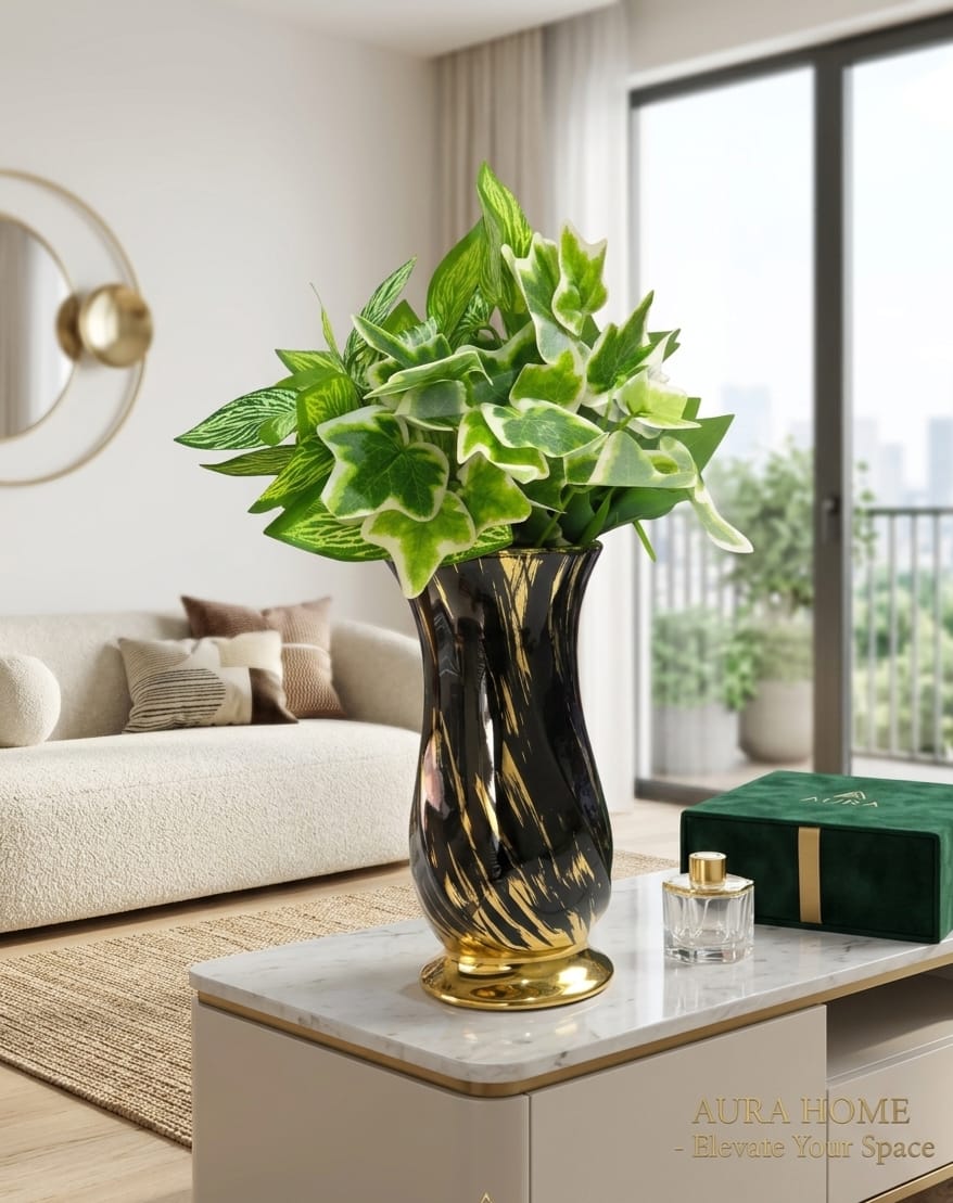 Marble creative flower vase