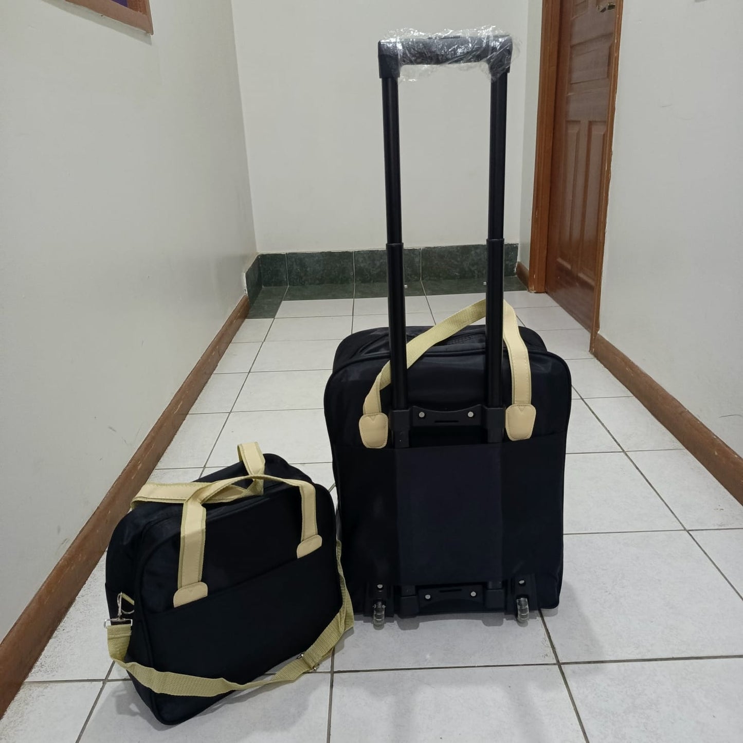 1 set of 2in1 Traveling Trolley Bag