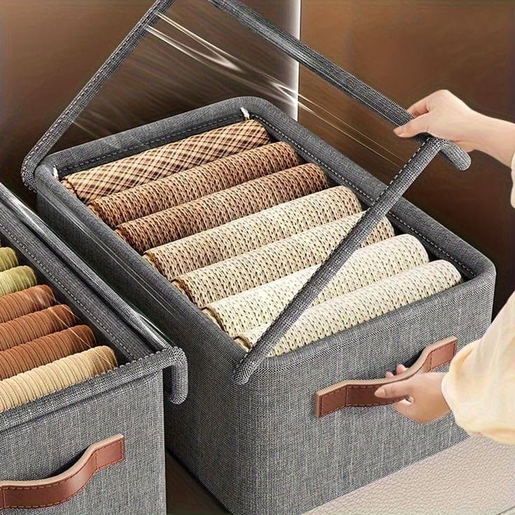 Foldable Jeans & Clothes Organizer with Dust Cover