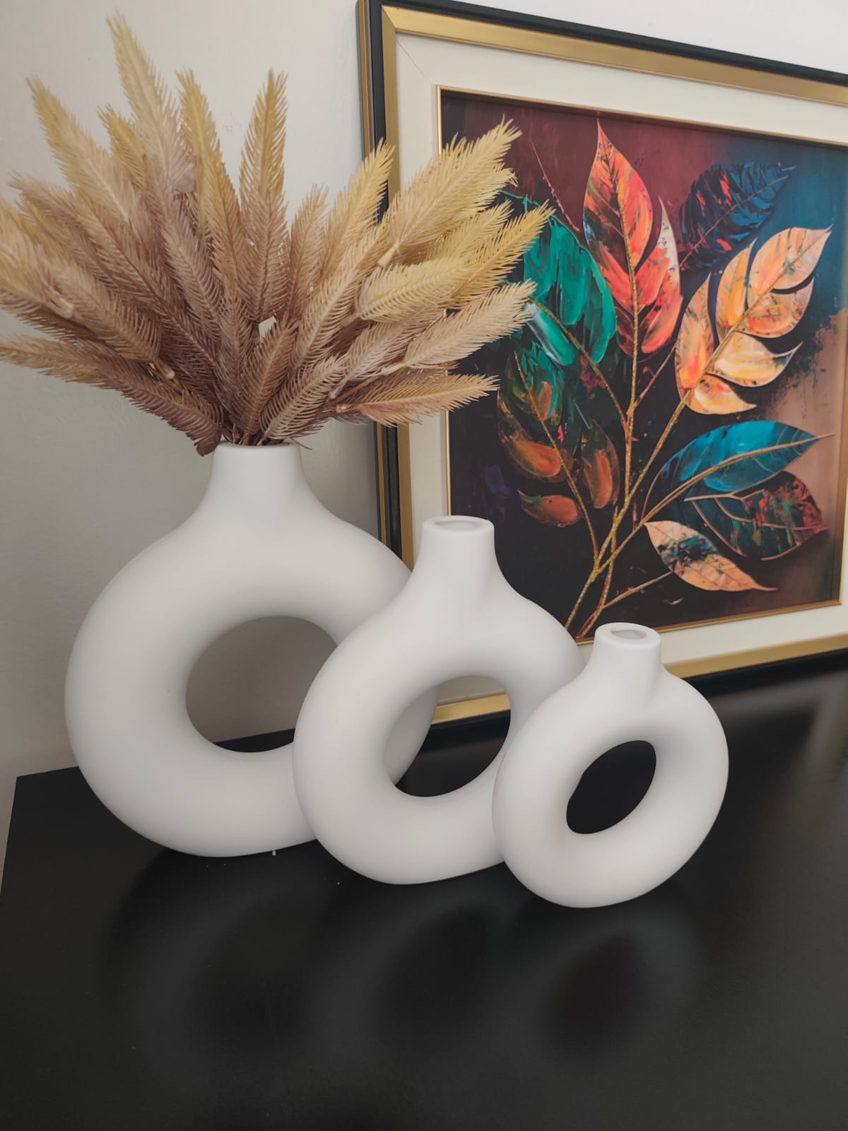 3pcs Minimalist Art Decor Table Top Vase