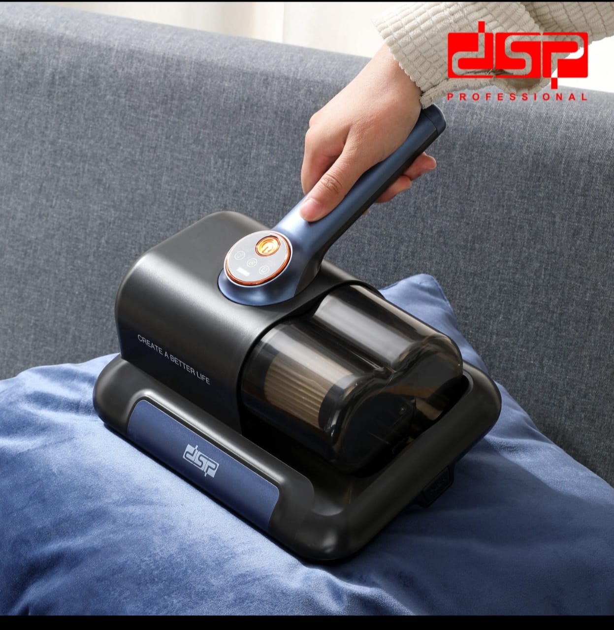 Sofas / Mattress Vaccum Cleaner with Mite Removal and Degerming Features