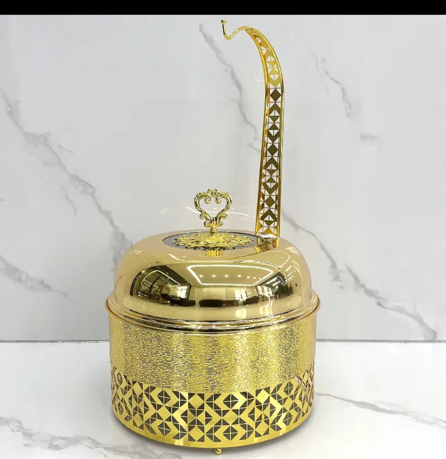 8.0L  Round Chaffing Dish Hanging Buffet Food warmer.
