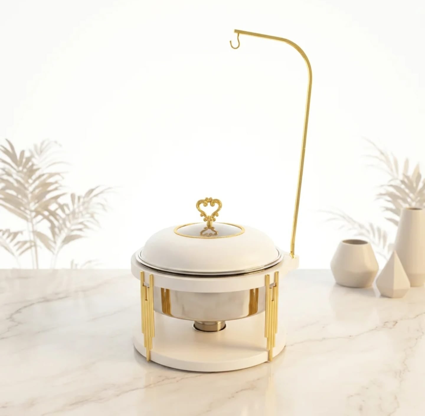 10L  Round Chaffing Dish Hanging Buffet Food warmer.