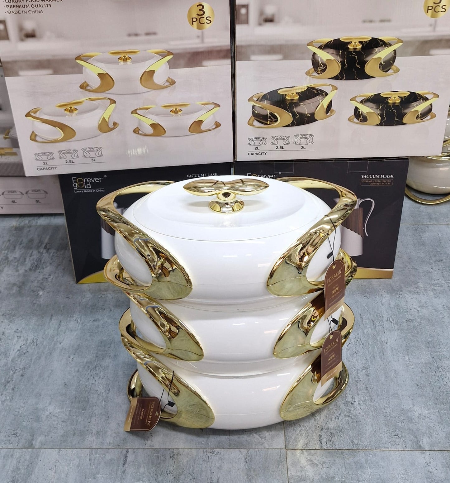 3pcs Oval/round  insulated Food-grade warmer / Hotpots