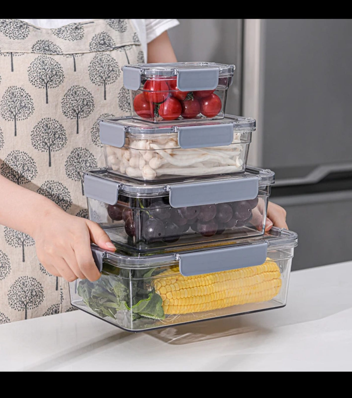 4pcs Food storage containers