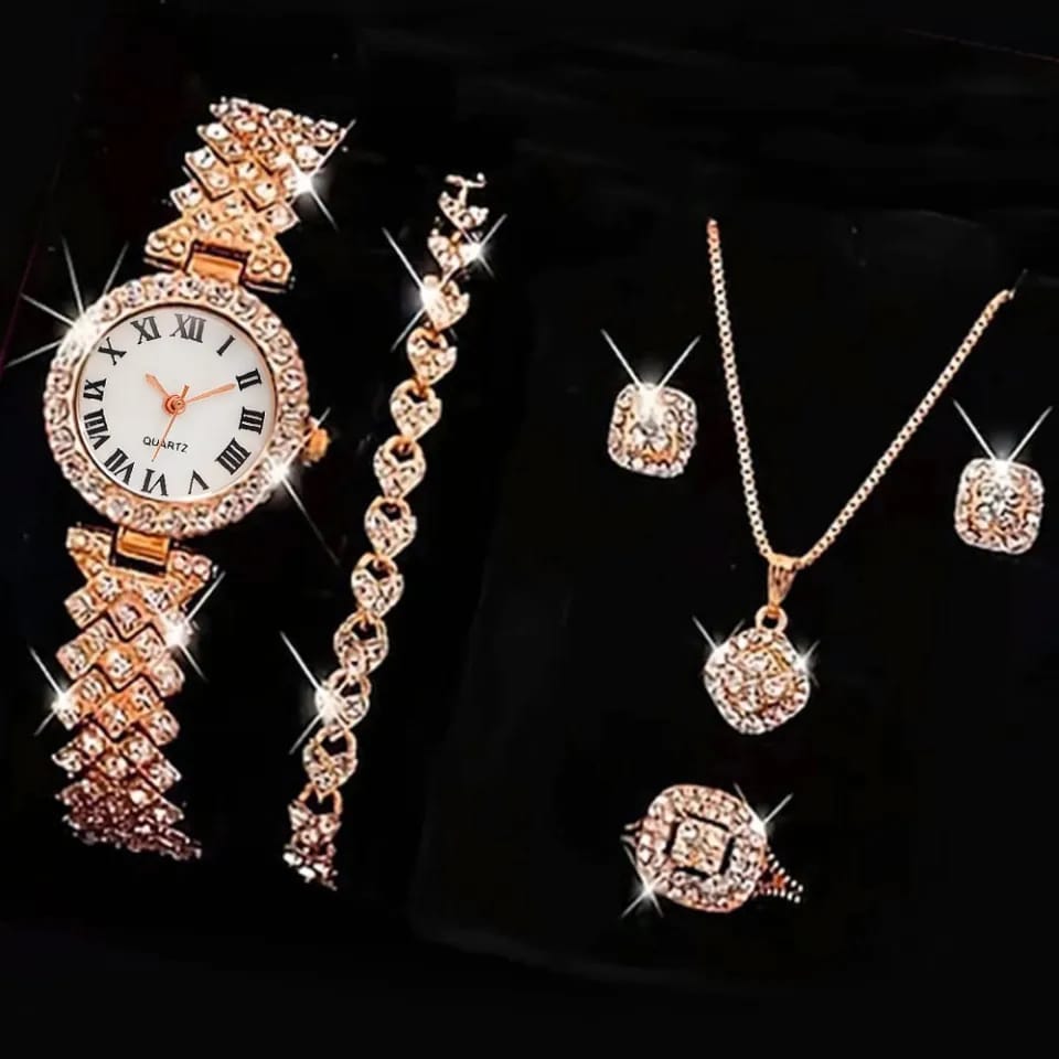 5 pcs Ladies watch gift sets