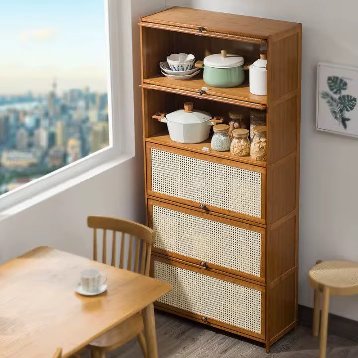 11Layer Breathable Bamboo Shoe Storage Cabinet
