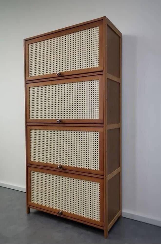 11Layer Breathable Bamboo Shoe Storage Cabinet