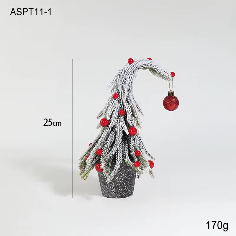25 Snow-Covered Christmas Tree Decoration with decor🎄