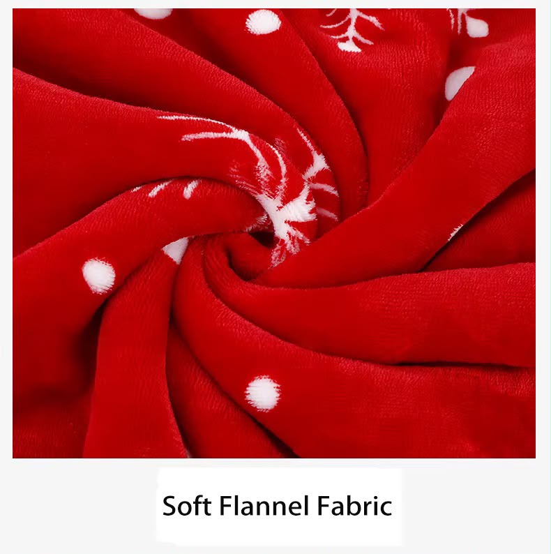 ❄️ PREMIUM REVERSIBLE CHRISTMAS SHERPA Throw Blanket