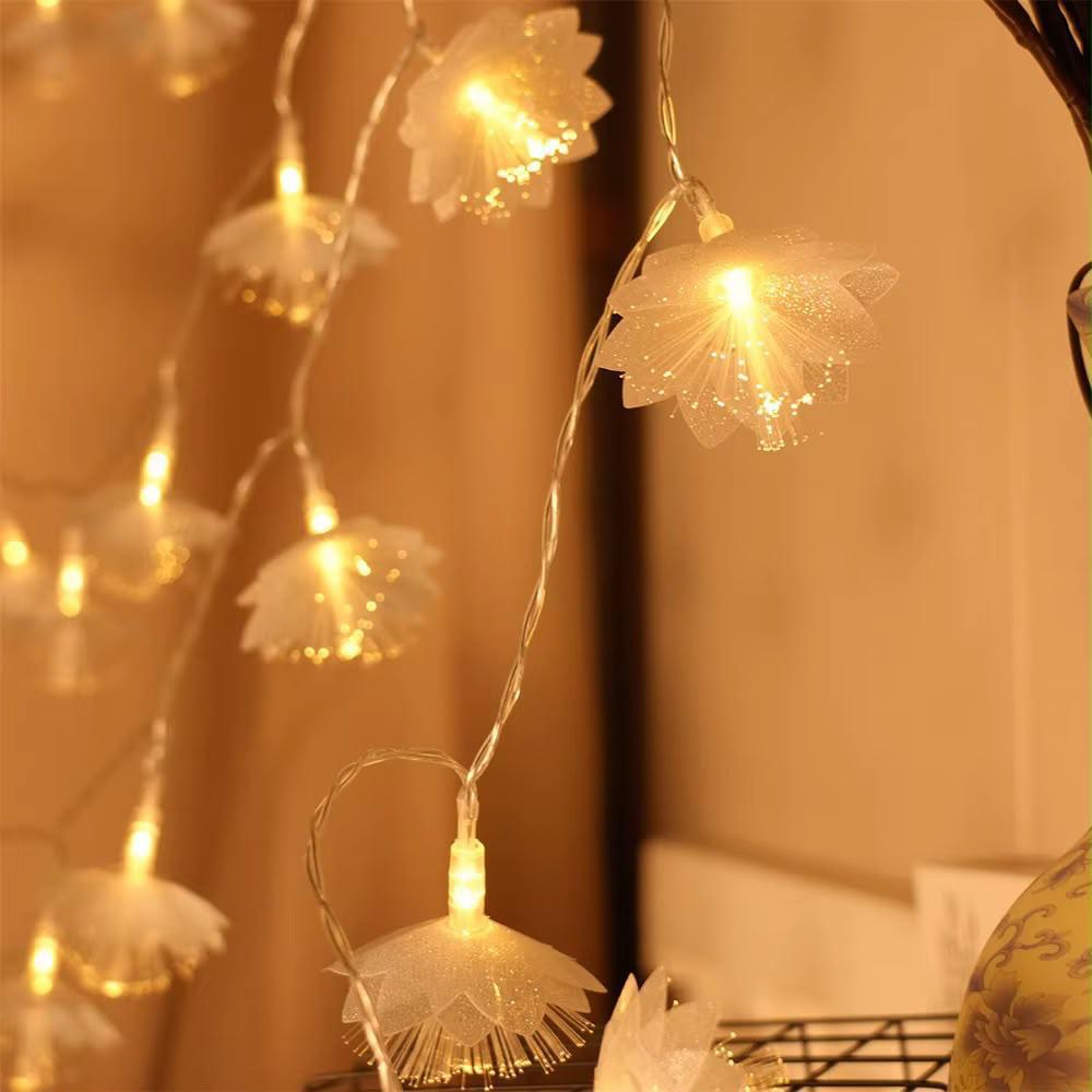 ✨ 10M LED Fiber Optic Dandelion Fairy Lights ✨