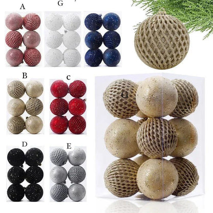 12pcs set christmas ball (8cm)