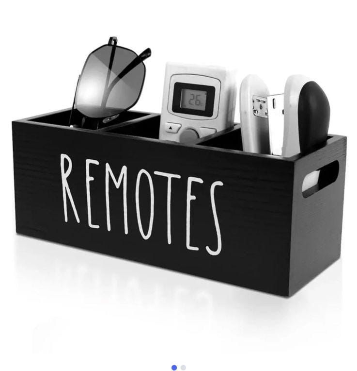 3 Compartment Remote Organizer Box