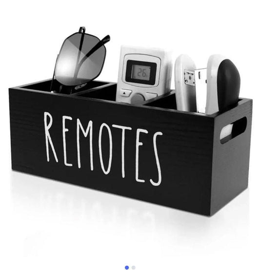 3 Compartment Remote Organizer Box