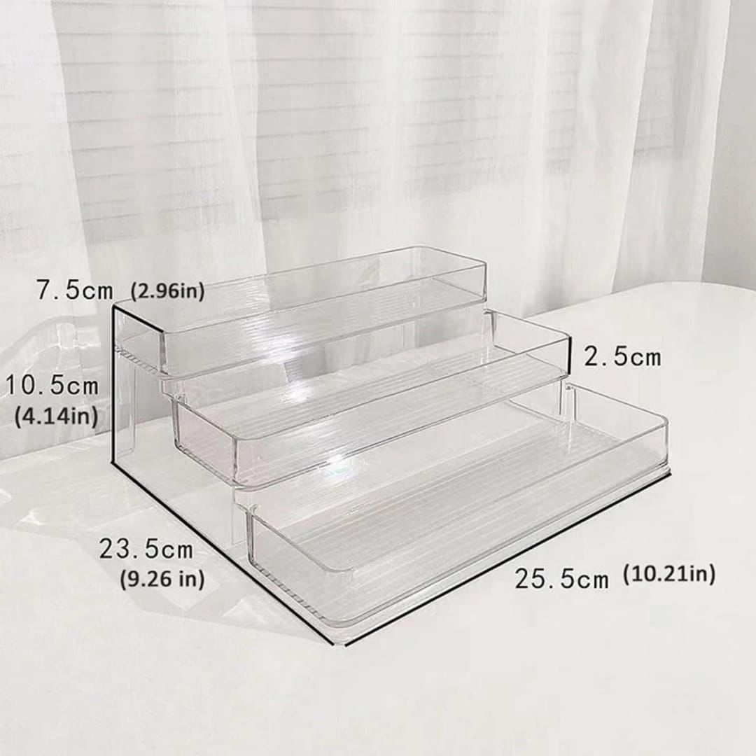 3 Layer Acrylic Cosmetics Organizer