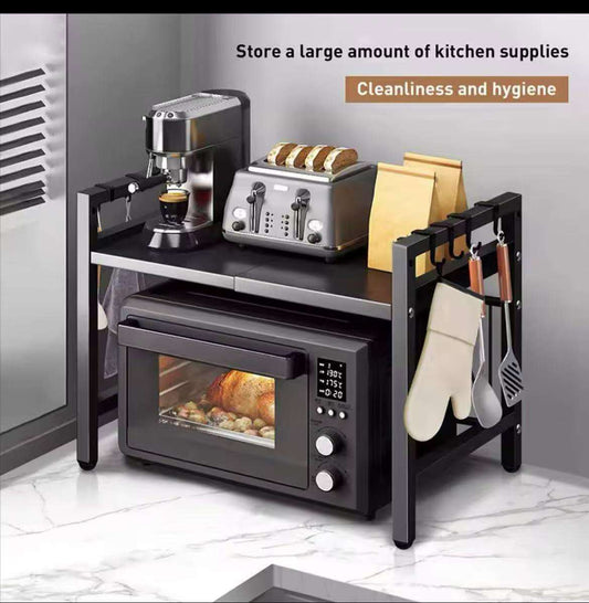Single Layer Heavy-duty Adjustable Microwave Stand