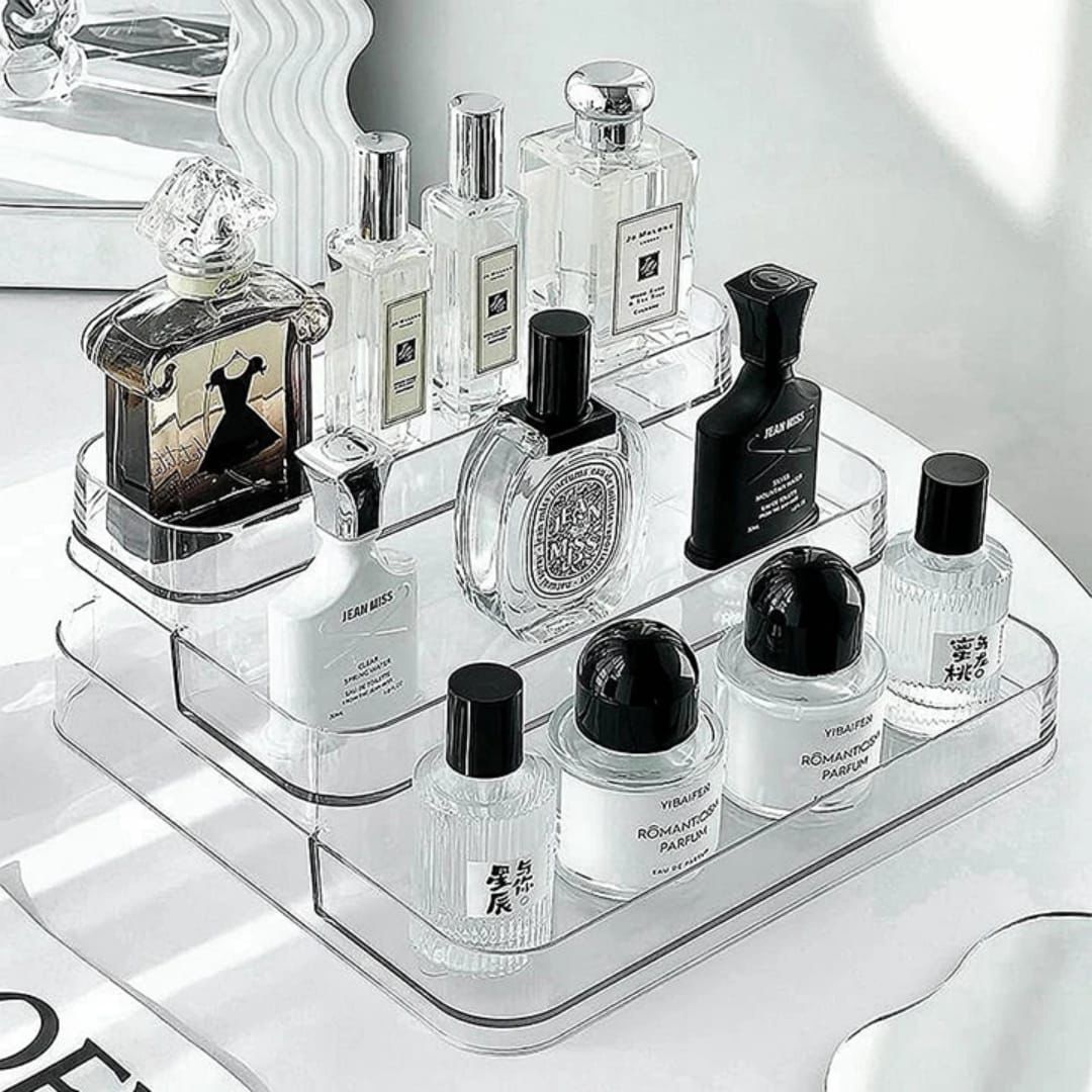 3 Layer Acrylic Cosmetics Organizer